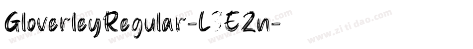 GloverleyRegular-L3E2n字体转换