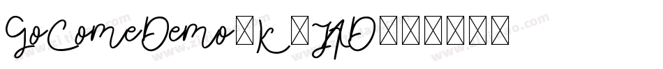 GoComeDemo-K7JAD字体转换