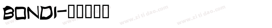 Bondi字体转换