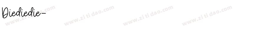Diediedie字体转换