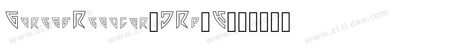 GorestRegular-JRp5K字体转换