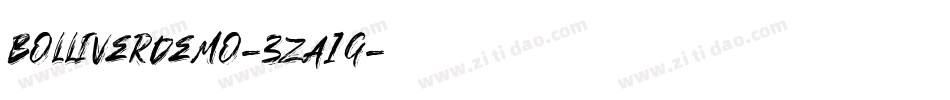 BolliverDemo-3za1G字体转换