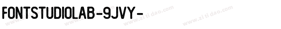 FontstudioLab-9JVy字体转换