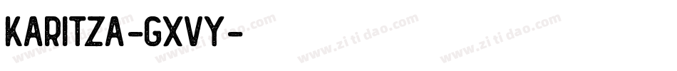 Karitza-GxVy字体转换