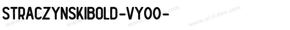 StraczynskiBold-Vy00字体转换