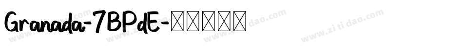 Granada-7BPdE字体转换