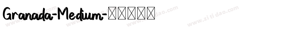 Granada-Medium字体转换