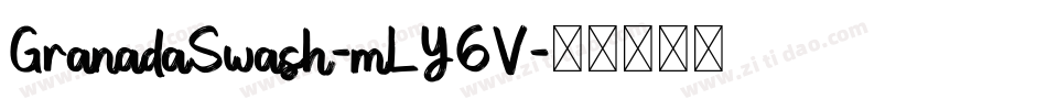 GranadaSwash-mLY6V字体转换