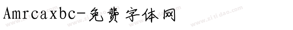 Amrcaxbc字体转换