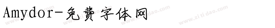Amydor字体转换
