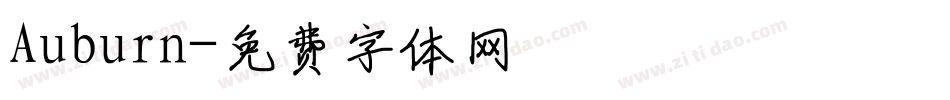 Auburn字体转换