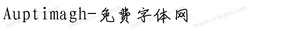 Auptimagh字体转换