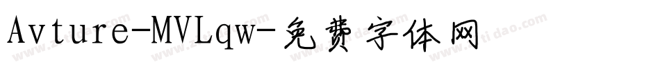 Avture-MVLqw字体转换