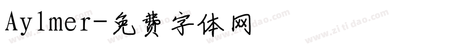 Aylmer字体转换