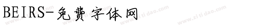 BEIRS字体转换