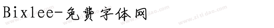 Bixlee字体转换