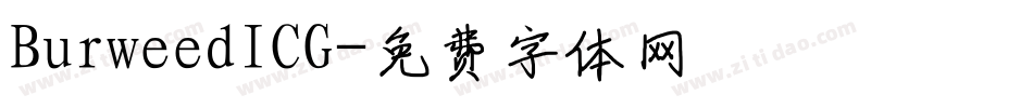 BurweedICG字体转换