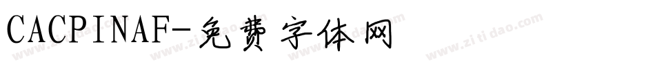 CACPINAF字体转换