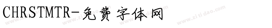 CHRSTMTR字体转换