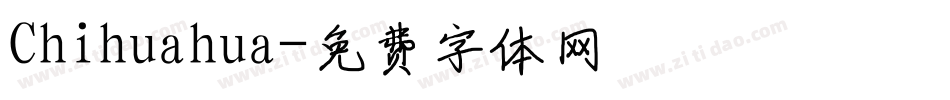 Chihuahua字体转换