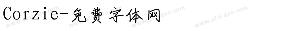 Corzie字体转换