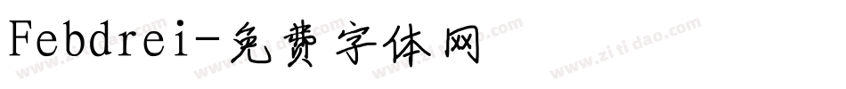 Febdrei字体转换