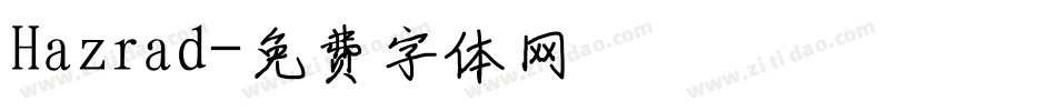 Hazrad字体转换