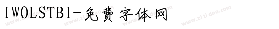 IWOLSTBI字体转换
