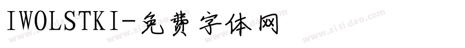 IWOLSTKI字体转换