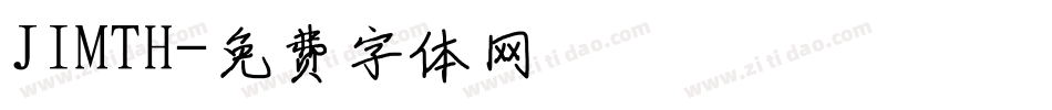 JIMTH字体转换