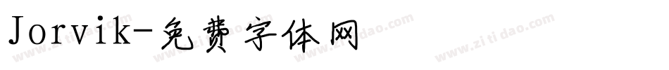 Jorvik字体转换