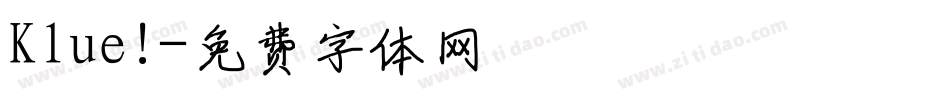 Klue!字体转换