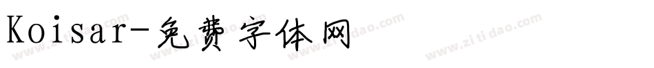 Koisar字体转换