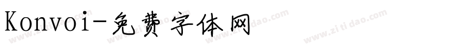 Konvoi字体转换