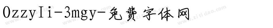 OzzyIi-3mgy字体转换