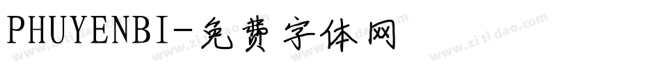 PHUYENBI字体转换