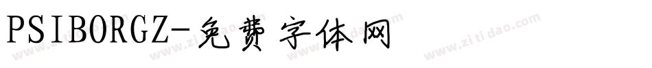 PSIBORGZ字体转换