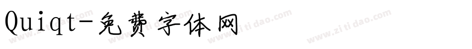 Quiqt字体转换