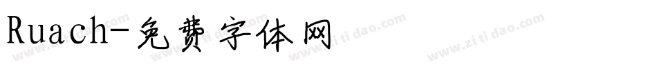 Ruach字体转换