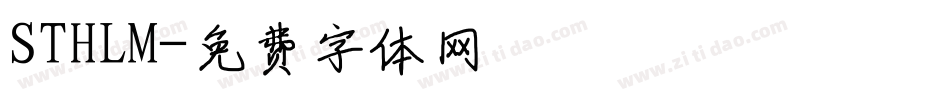 STHLM字体转换