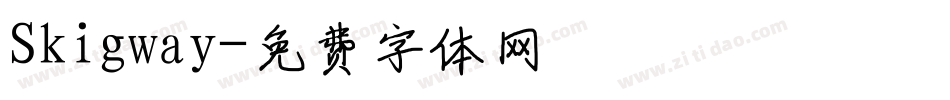 Skigway字体转换