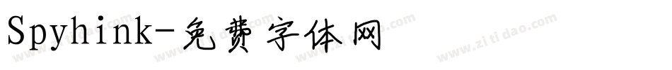 Spyhink字体转换