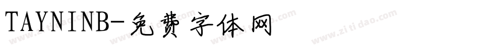 TAYNINB字体转换