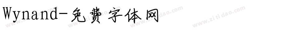 Wynand字体转换