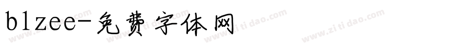 blzee字体转换