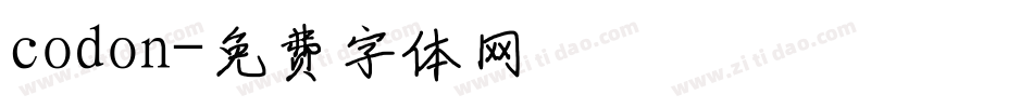 codon字体转换
