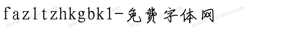 fazltzhkgbk1字体转换