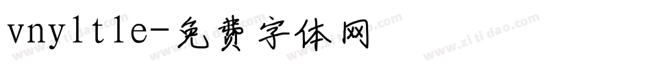 vnyltle字体转换