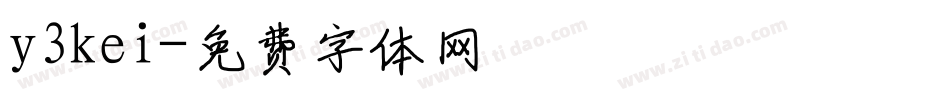 y3kei字体转换