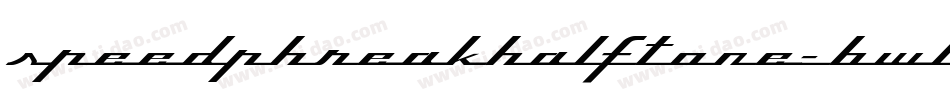 SpeedPhreakHalftone-BWLqx字体转换